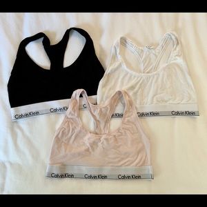 Calvin Klein sports bra - set of three